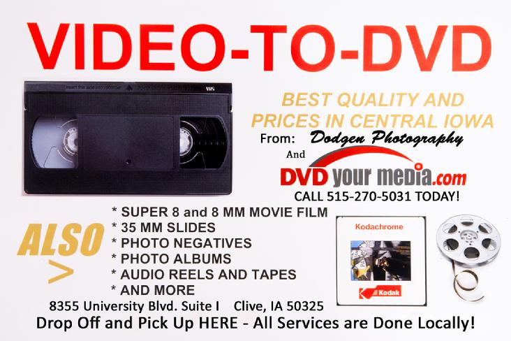 Video and Film Duplication Services in Des Moines IA